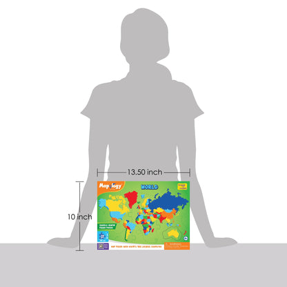 Mapology: Pack of 6 World Map Puzzle
