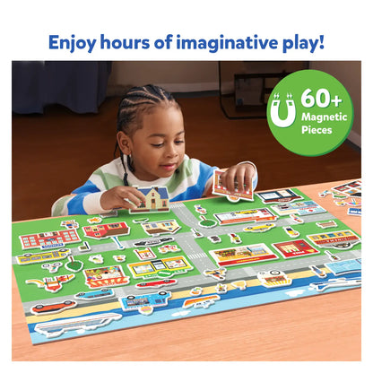 Magnetopia - Design Your Own City | Interactive Pretend Play Set (ages 3-7)