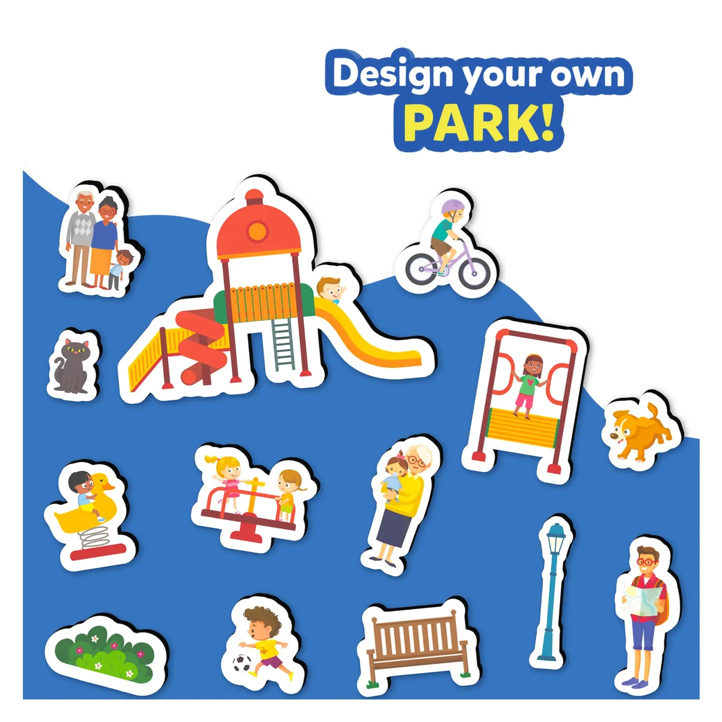 Magnetopia - Design Your Own City | Interactive Pretend Play Set (ages 3-7)