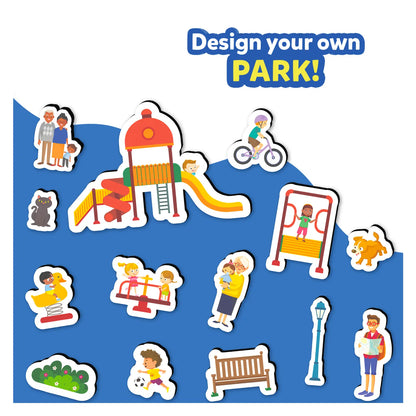 Magnetopia - Design Your Own City | Interactive Pretend Play Set (ages 3-7)