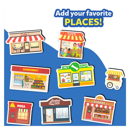 Magnetopia - Design Your Own City | Interactive Pretend Play Set (ages 3-7)