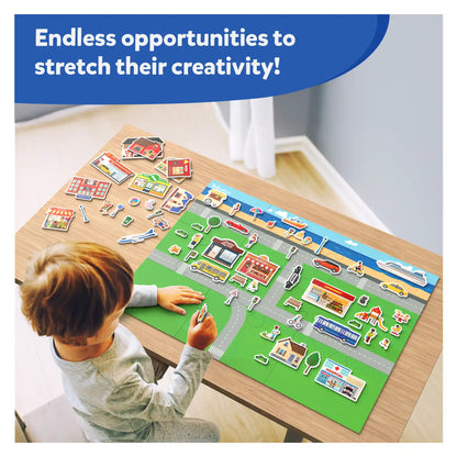 Magnetopia - Design Your Own City | Interactive Pretend Play Set (ages 3-7)