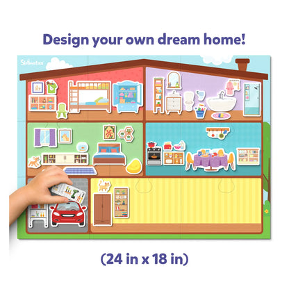 Magnetopia - Design Your Own Home | Interactive Pretend Play Set (ages 3-7)