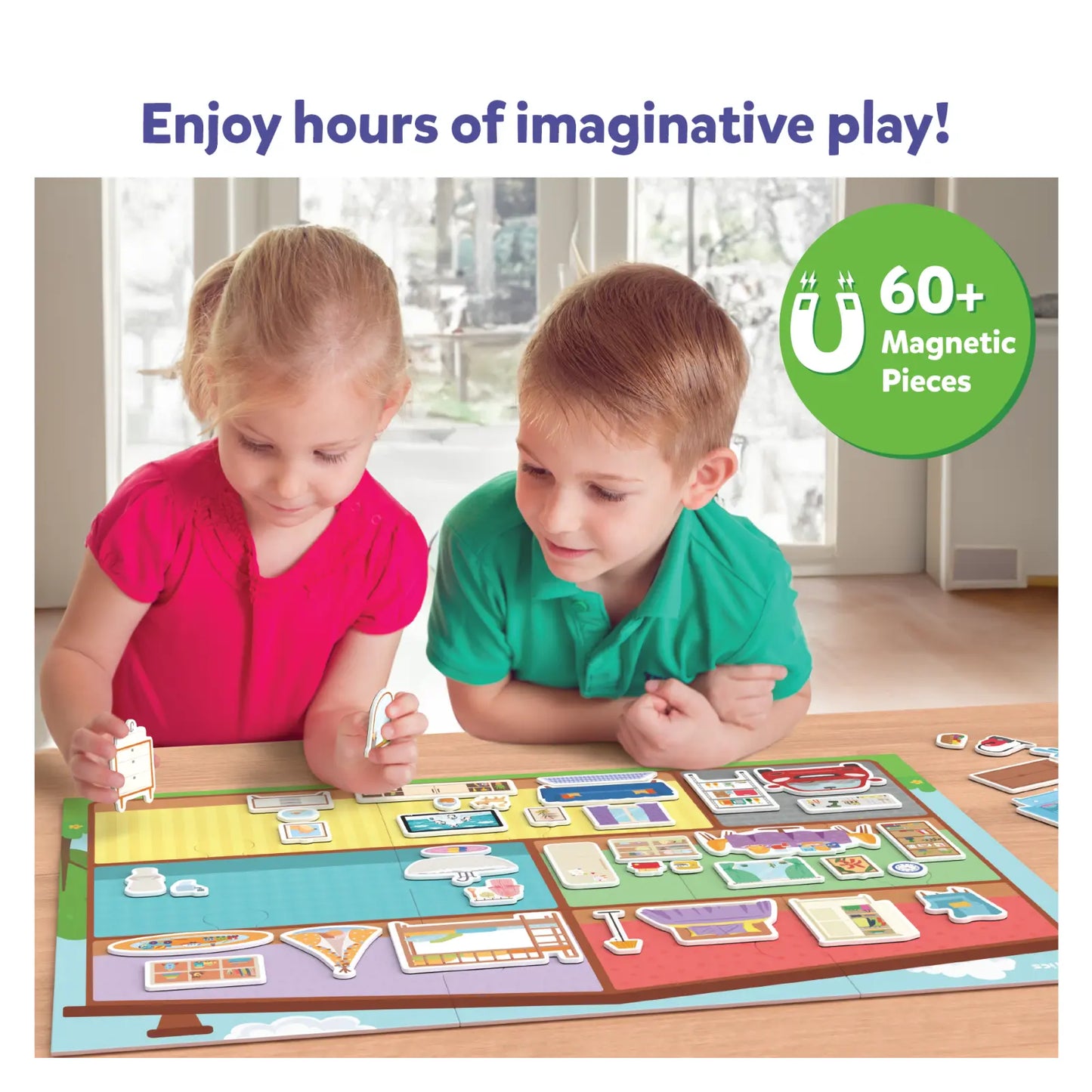 Magnetopia - Design Your Own Home | Interactive Pretend Play Set (ages 3-7)