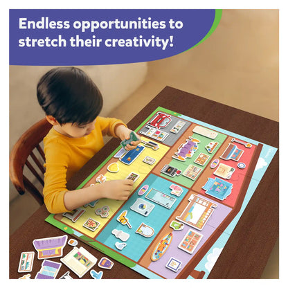 Magnetopia - Design Your Own Home | Interactive Pretend Play Set (ages 3-7)