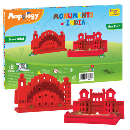 Mapology: Pack of 12 Monuments Mini - Assorted Designs