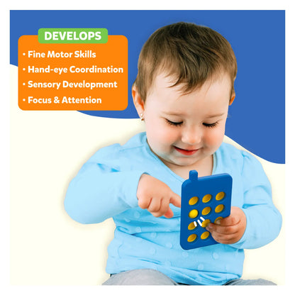 Push & Pop: Mobile Phone | Sensory & Fidget Toy (Ages 9-24 months)