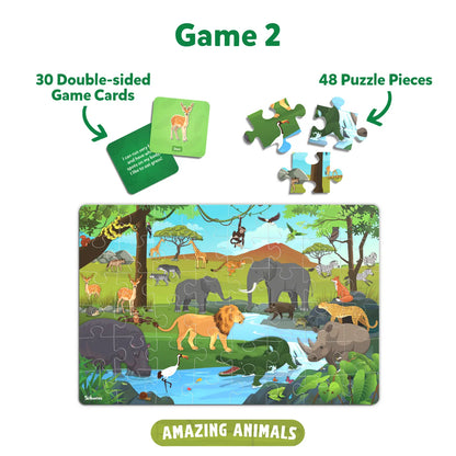 Wildlife Wonders Puzzle Bundle (ages 3-7)