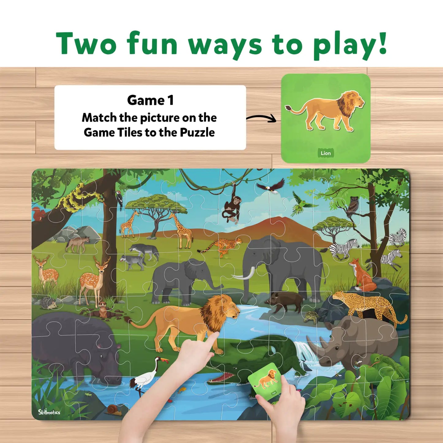 Wildlife Wonders Puzzle Bundle (ages 3-7)