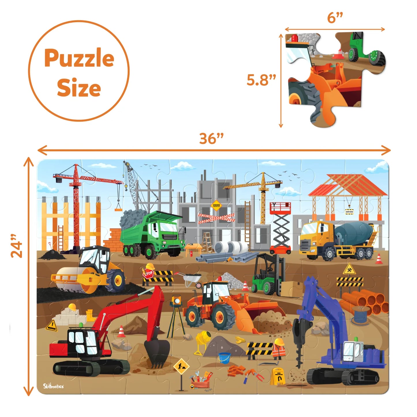 Piece & Play: Pack of 3 | Floor Puzzle & Game (ages 3-7)
