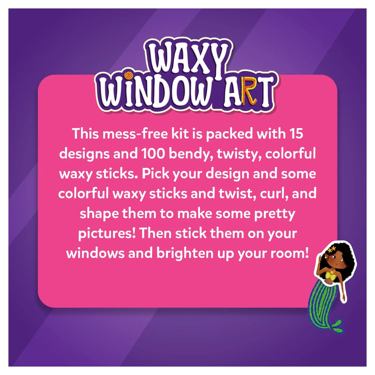Waxy Stick Art: Pretty Pictures | Mess-Free Art for Kids (ages 5-12)