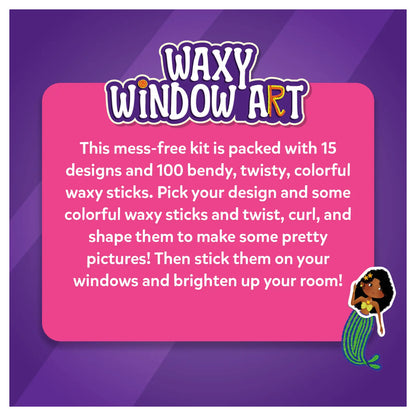 Waxy Stick Art: Pretty Pictures | Mess-Free Art for Kids (ages 5-12)