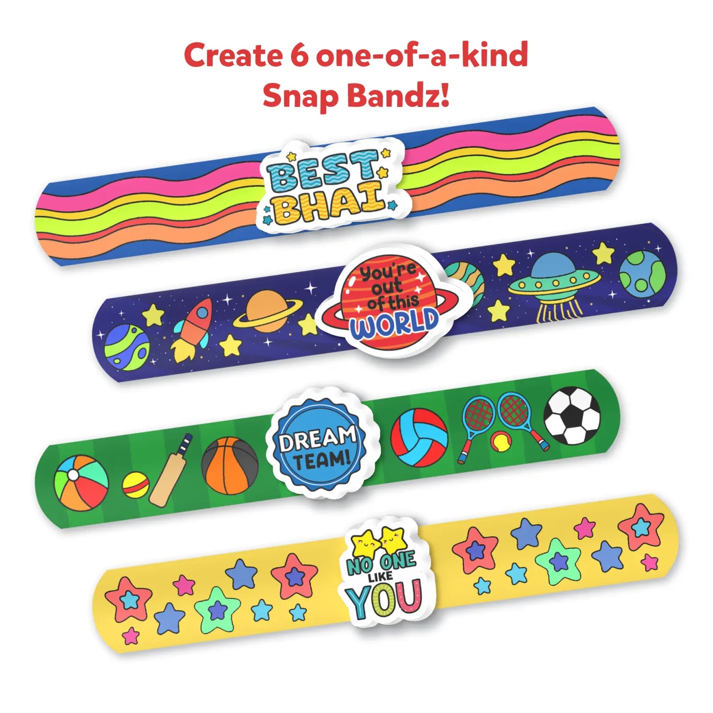 Snap Bandz: Sibling Love | DIY Art & Craft Activity (ages 4-10)