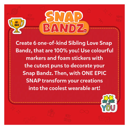 Snap Bandz: Sibling Love | DIY Art & Craft Activity (ages 4-10)