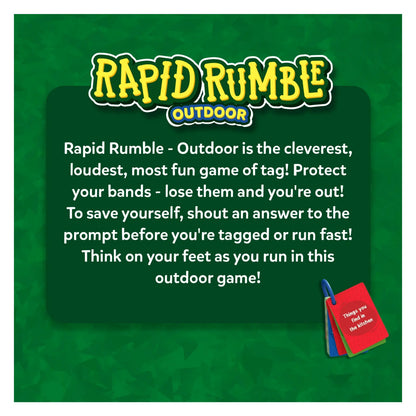 Rapid Rumble Outdoor | Educational & Clever Category Game of Tag (ages 6+)
