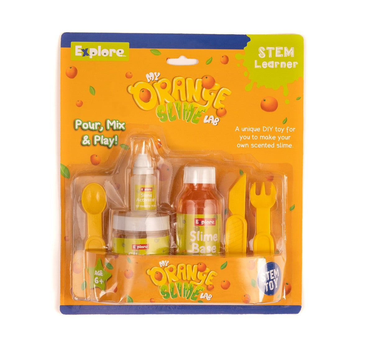 Eksploe My Orange Slime Lab STEM Activity Kit Multicolor 8Y+