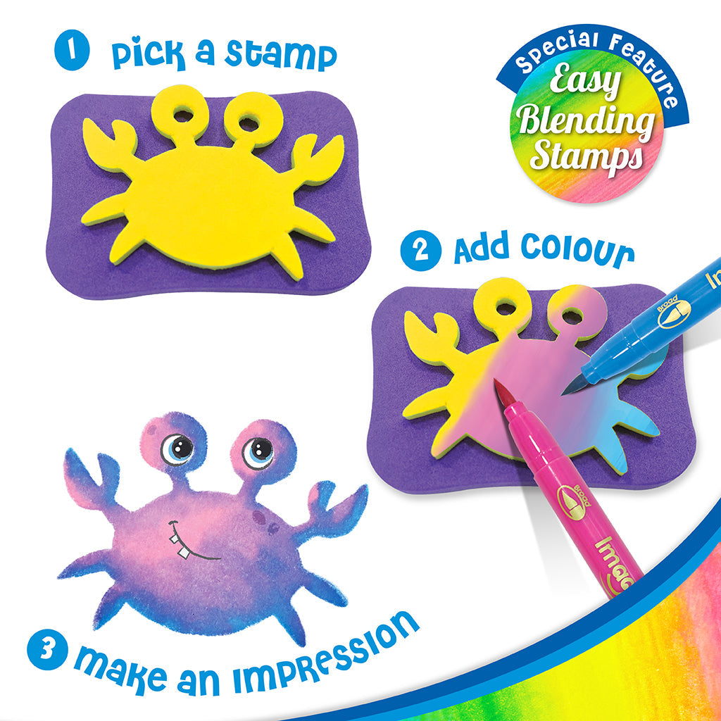Stamp Art - Ocean