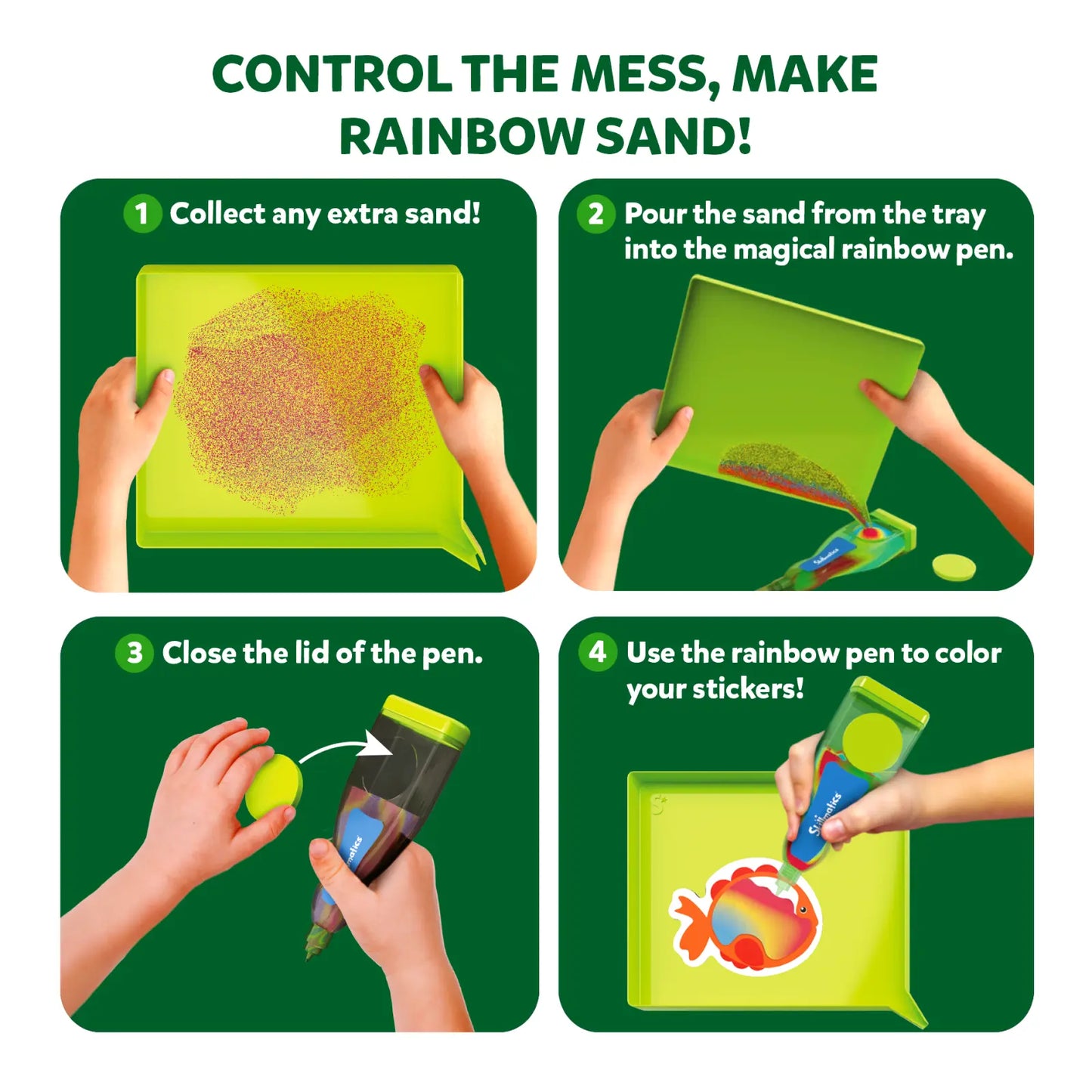 Sand-Tastic Art: Amazing Animals | Controlled-Mess Sand Art (ages 4-10)