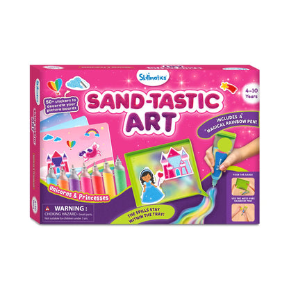 Sand-Tastic Art: Unicorns & Princesses | Controlled-Mess Sand Art (ages 4-10)