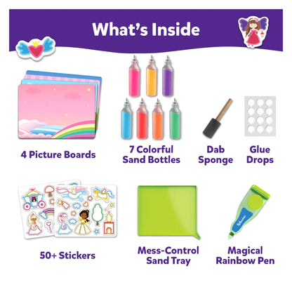 Sand-Tastic Art: Unicorns & Princesses | Controlled-Mess Sand Art (ages 4-10)