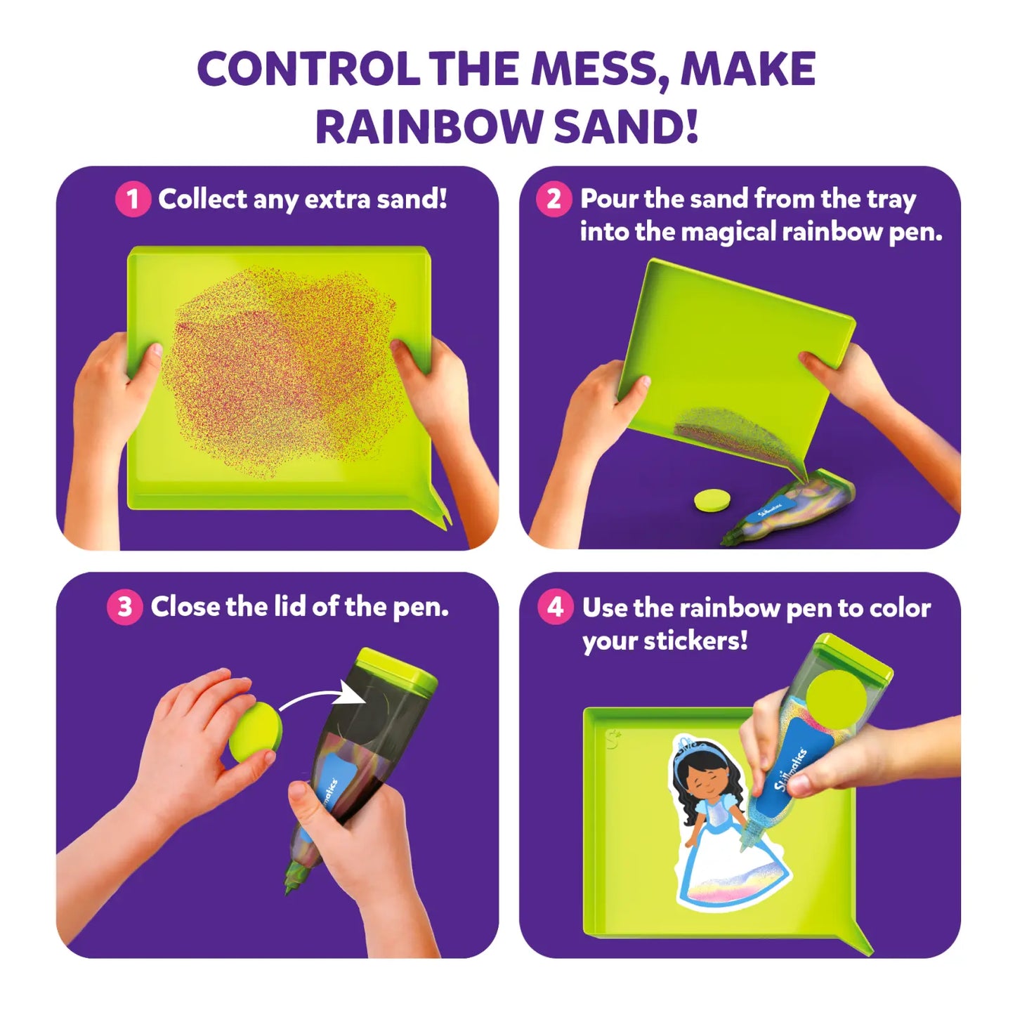Sand-Tastic Art: Unicorns & Princesses | Controlled-Mess Sand Art (ages 4-10)