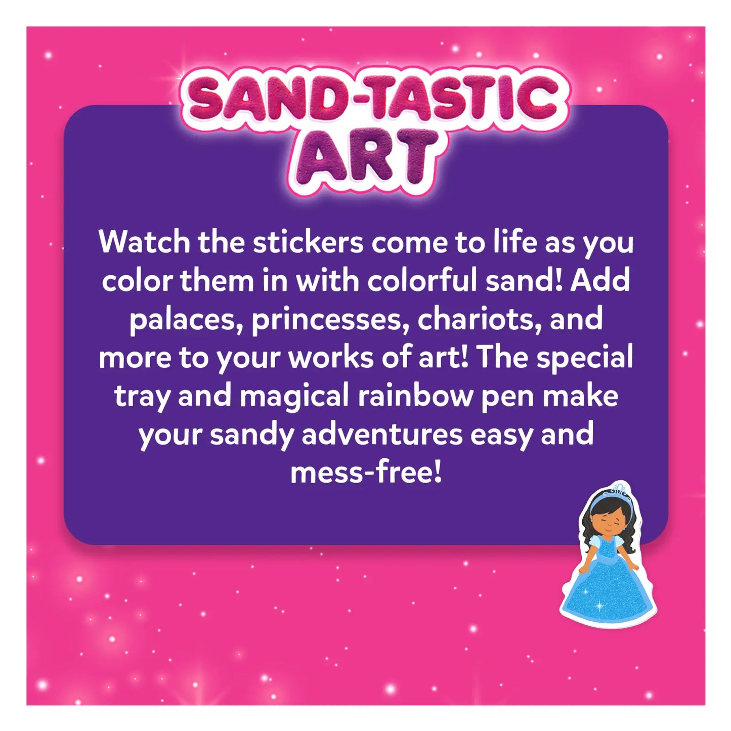Sand-Tastic Art: Unicorns & Princesses | Controlled-Mess Sand Art (ages 4-10)