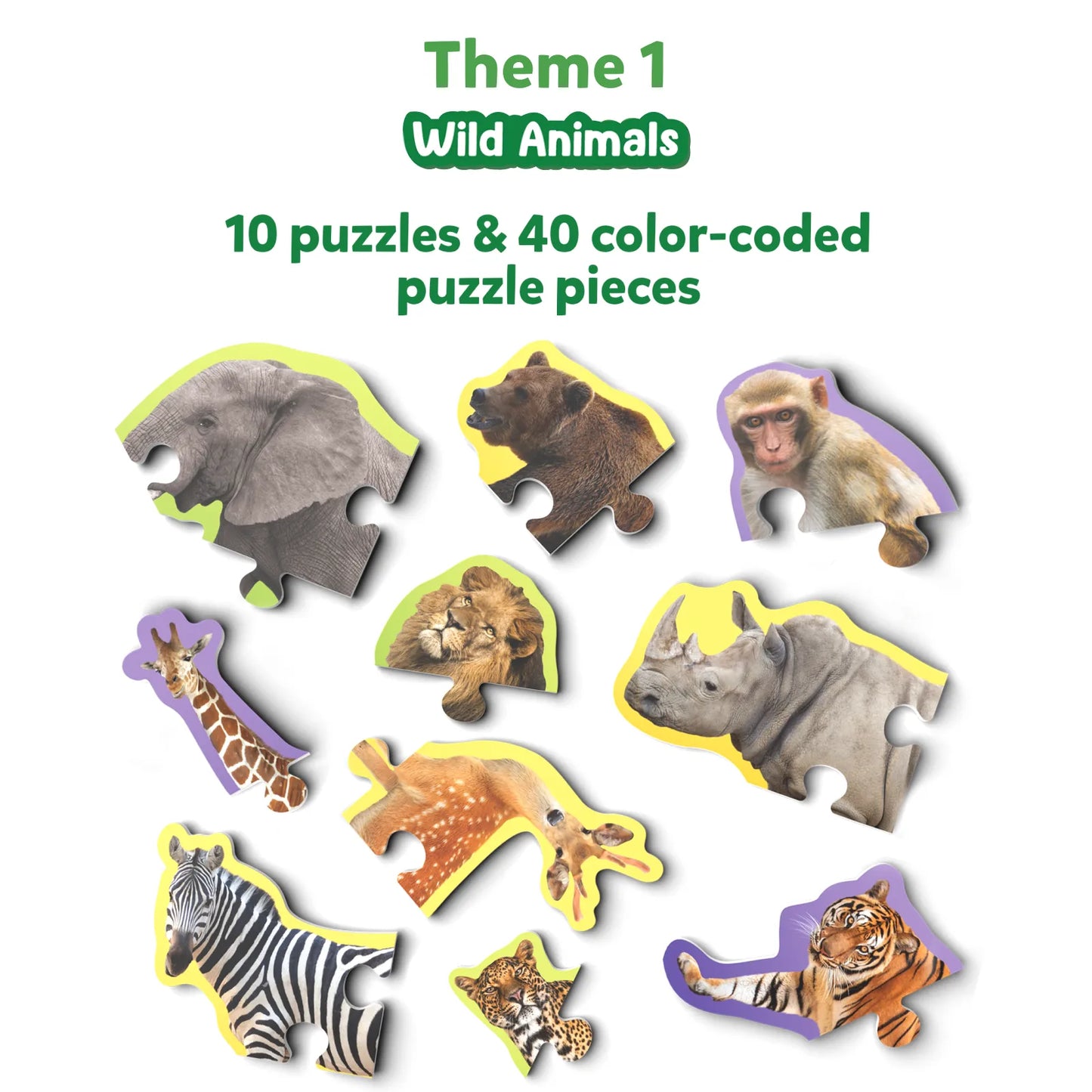 Step By Step Puzzle: Animal Combo (ages 3+)