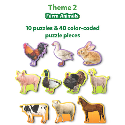 Step By Step Puzzle: Animal Combo (ages 3+)
