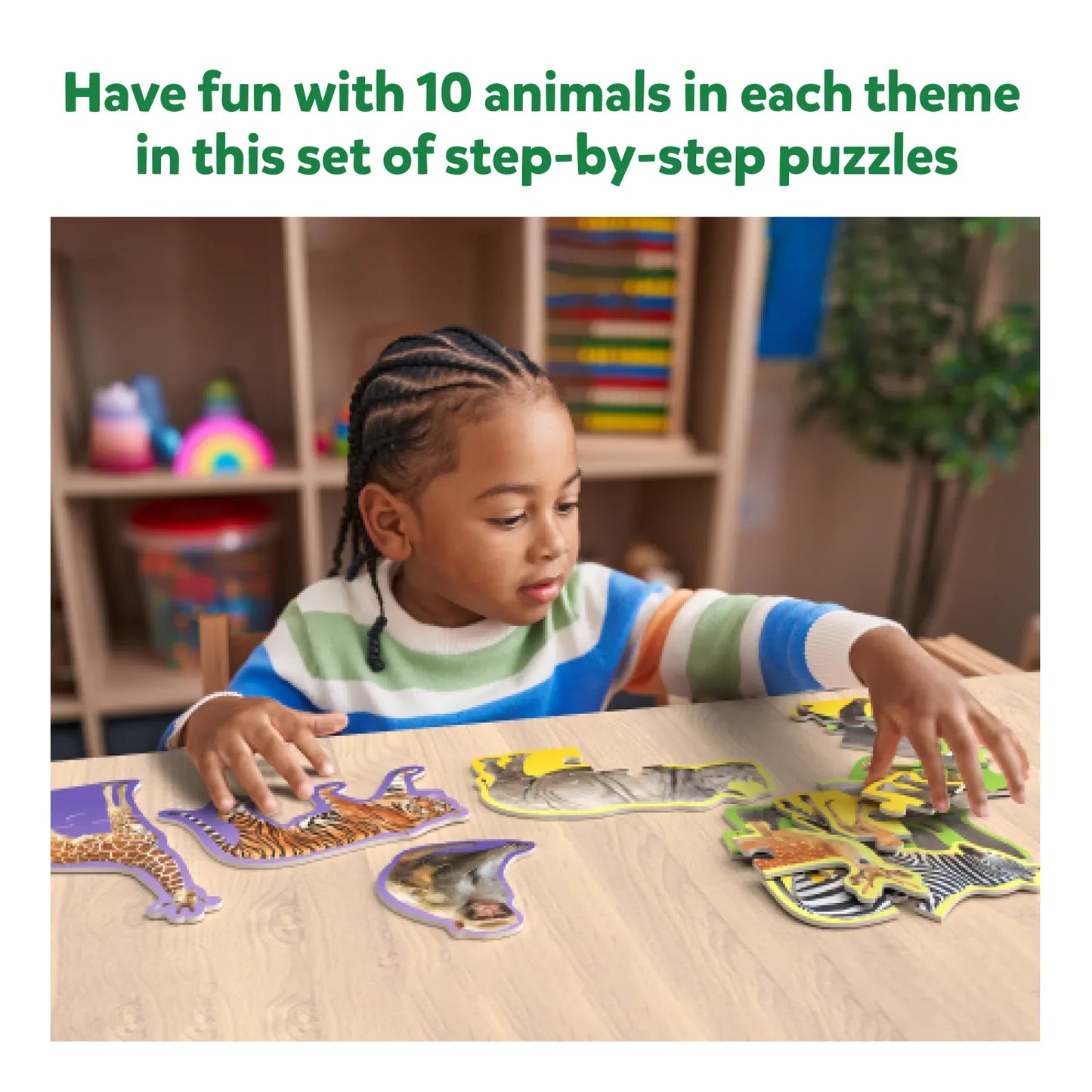 Step By Step Puzzle: Animal Combo (ages 3+)