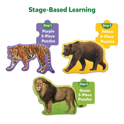 Step By Step Puzzle: Animal Combo (ages 3+)