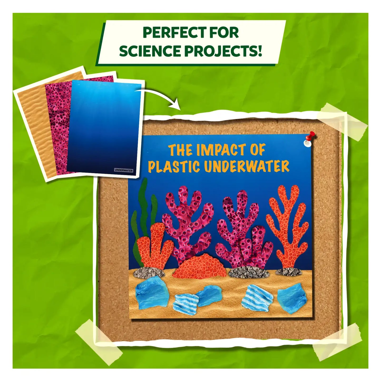 Clever Prints: All Things Science! | Construction Paper (120 Sheets)