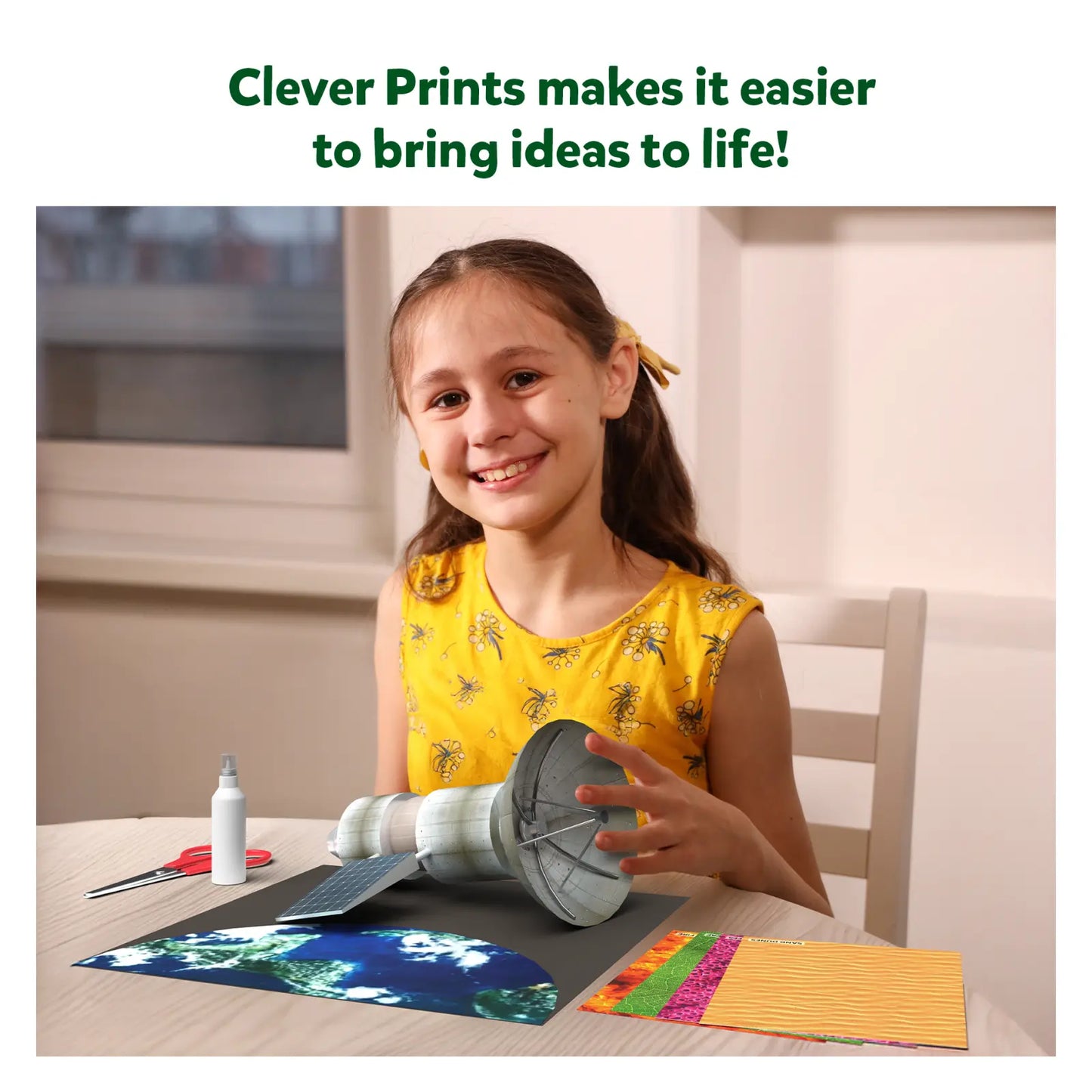 Clever Prints: All Things Science! | Construction Paper (60 Sheets)