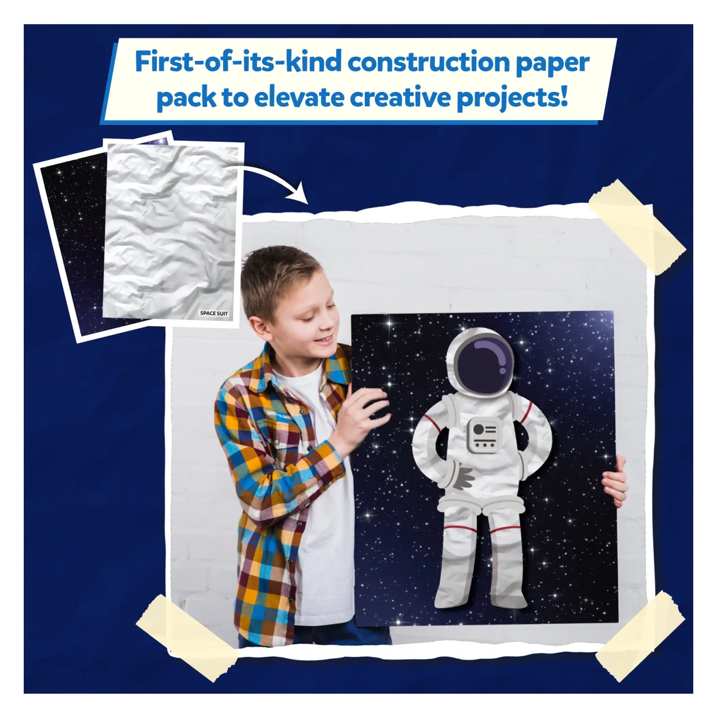 Clever Prints: Outer Space | Construction Paper (60 Sheets)