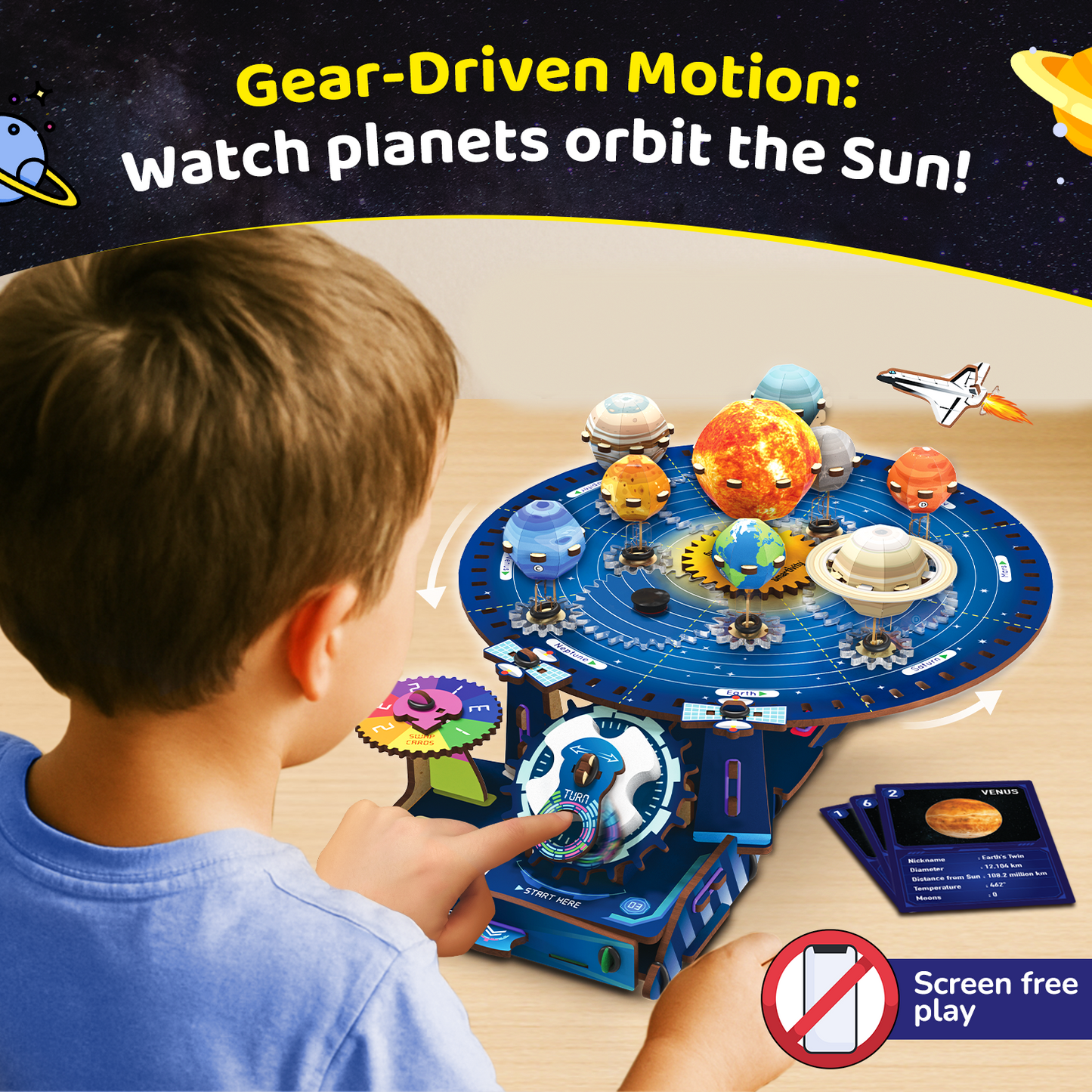 Solar System - 3D Working Model