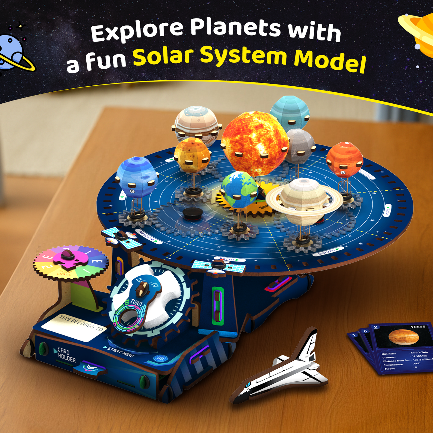 Solar System - 3D Working Model
