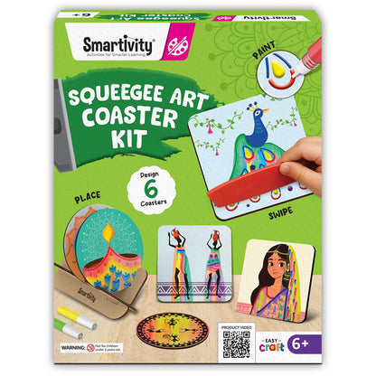 Squeegee Art Coaster Kit