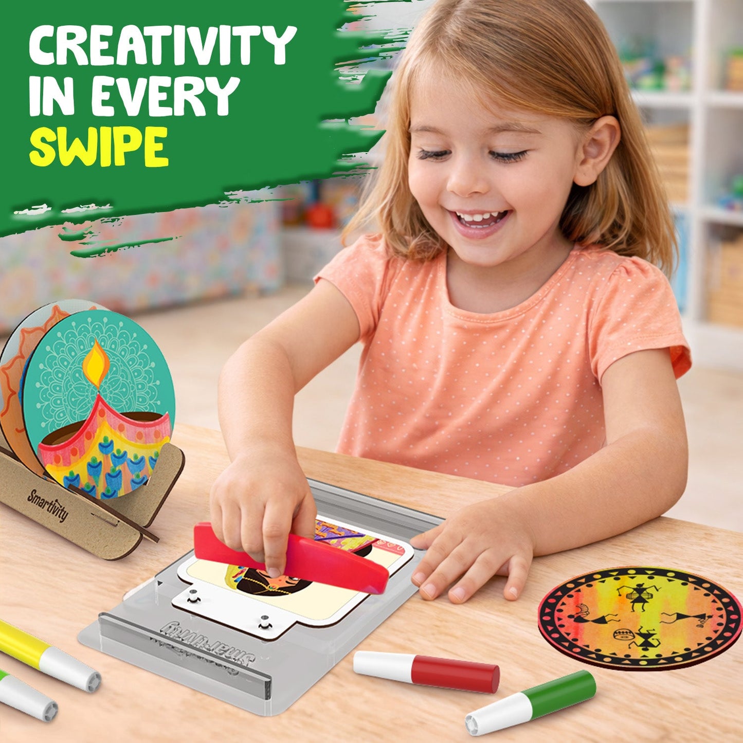 Squeegee Art Coaster Kit