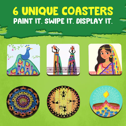 Squeegee Art Coaster Kit