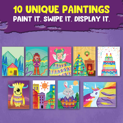 Squeegee Art Painting Kit