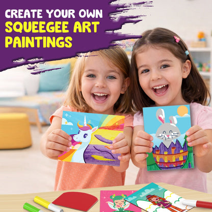 Squeegee Art Painting Kit