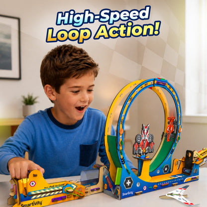 Hi-Speed Race Car Track with Loop