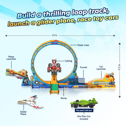 Hi-Speed Race Car Track with Loop