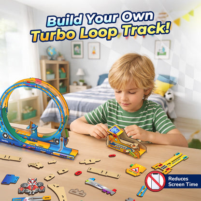 Hi-Speed Race Car Track with Loop