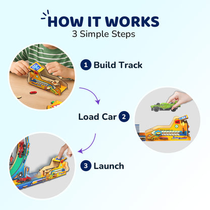 Hi-Speed Race Car Track with Loop
