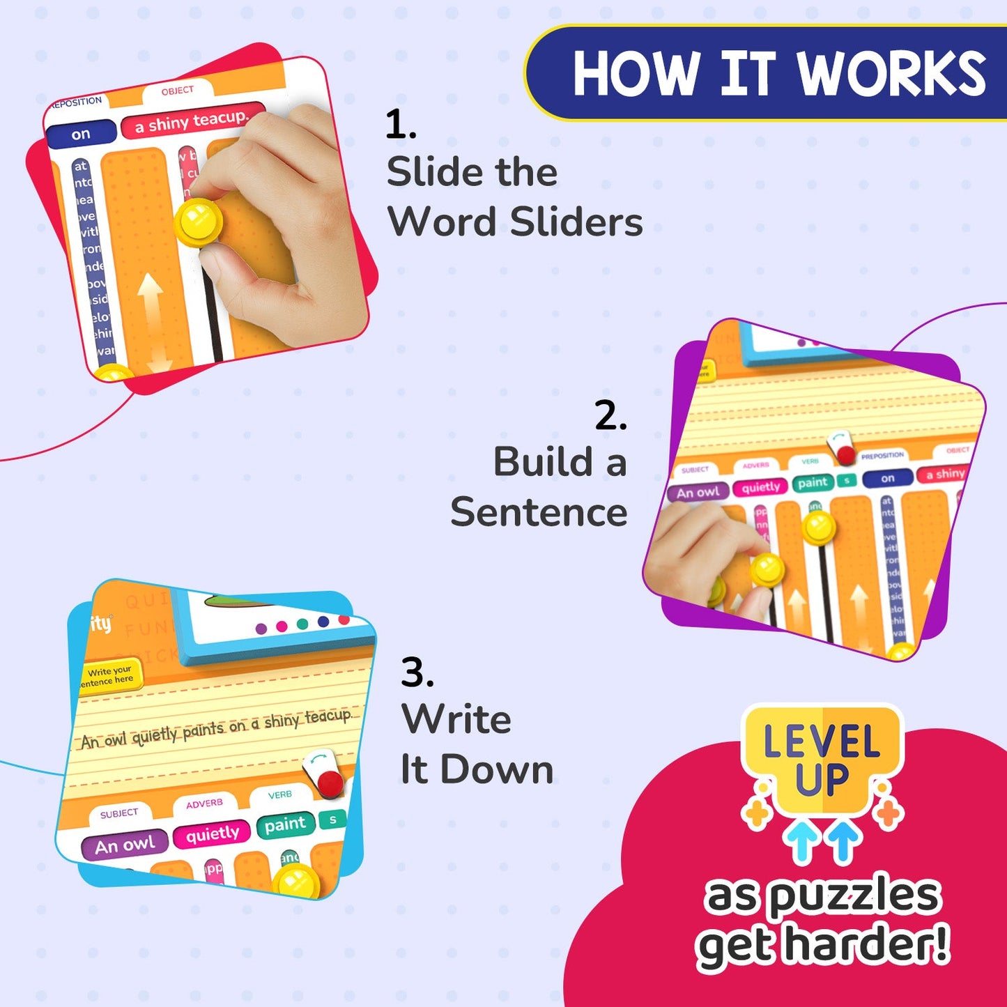 100+ Sentence Building Game