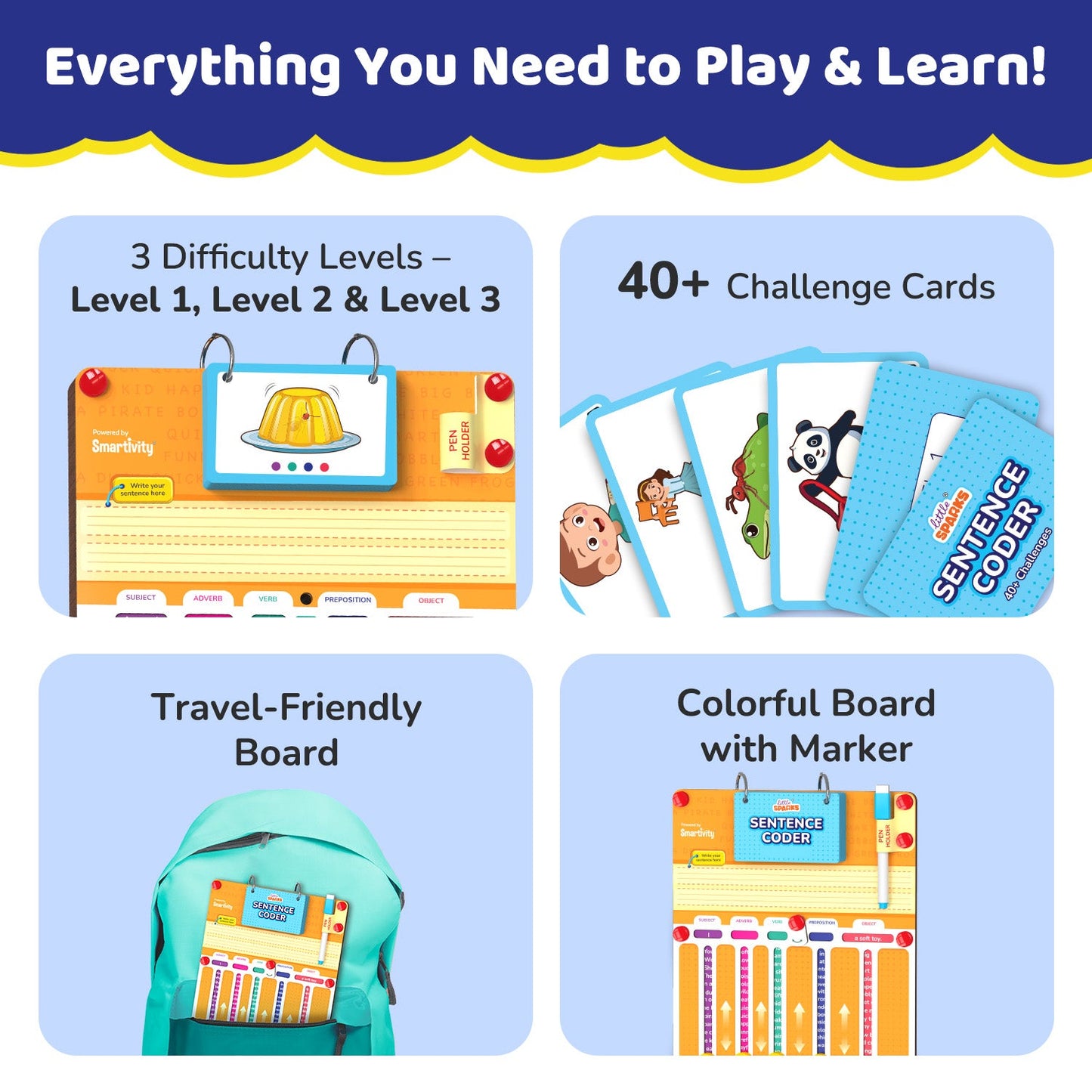 100+ Sentence Building Game