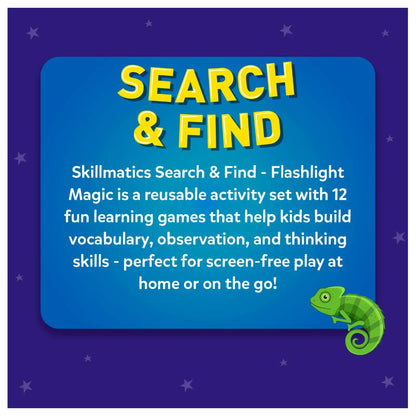Search & Find Flashlight Magic | Reusable Activity Mats (ages 3-6)