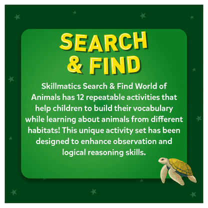 Search & Find Animals | Reusable Activity Mats (ages 3-6)