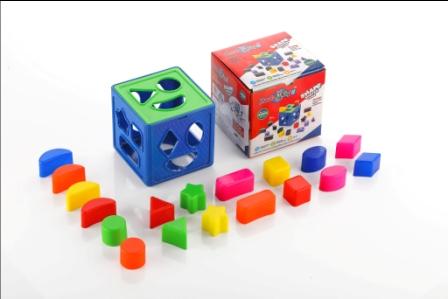 Shape Sorting Cube (9 PC)