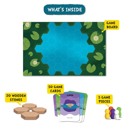 Sinking Stones | Strategy Board Game (ages 6+)